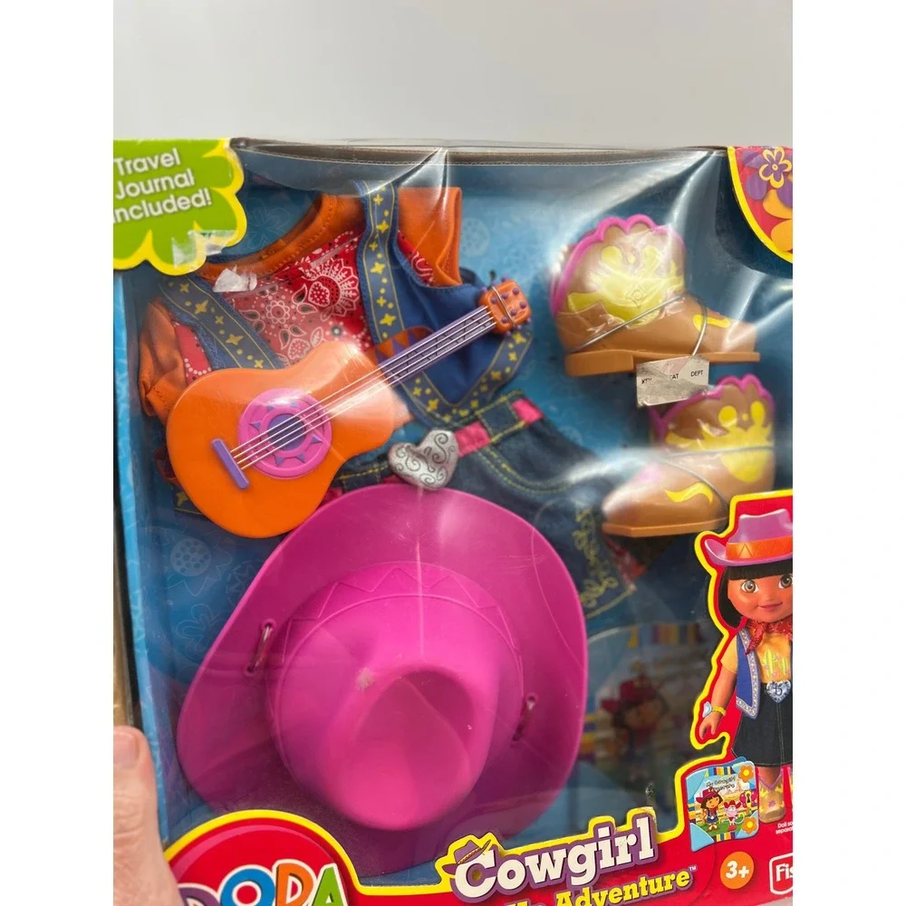 Fisher Price Dora the Explorer Cowgirl Dress-Up Adventure Outfit Set C7142 NEW